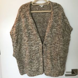 J.Jill wool cardigan, short sleeve. Cozy!
